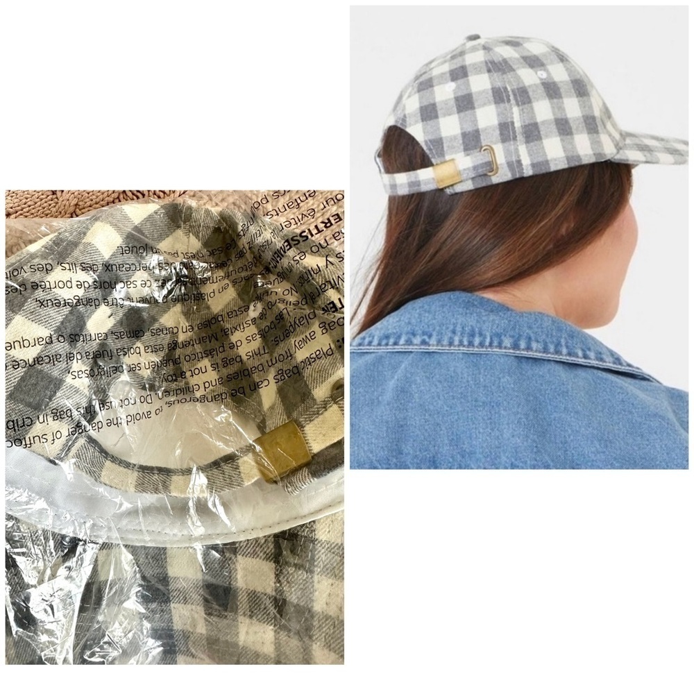 NWT Cocus Pocus Buffalo Check baseball hat - Picture 2 of 3